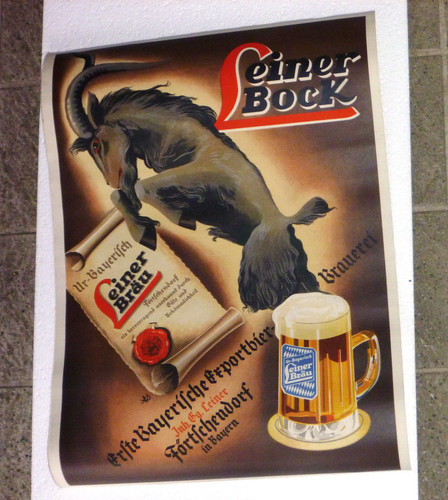 Altes original plakat leiner - plakat,