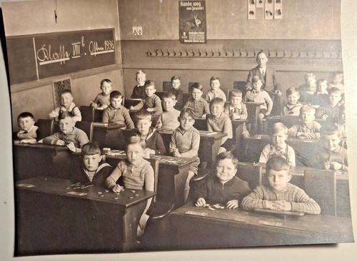Altes foto vintage schüler - foto,