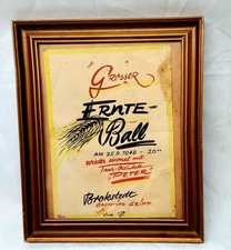 altes Werbe Plakat 1949 -