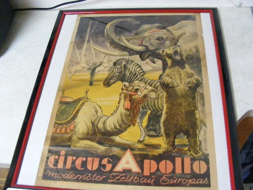 Altes plakat zirkusplakat - altes,
