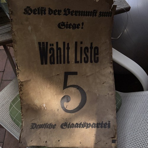 Historisches wahlplakat - historisches,
