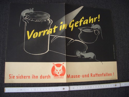 Plakat luchs mausefallen - plakat,