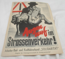 Vintage Plakat „Augen auf im