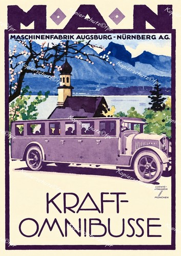 Hohlwein man omnibus reisebus - omnibus,