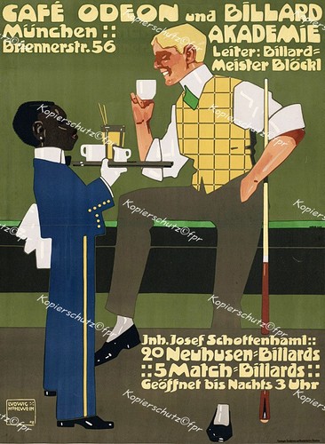 Ludwig hohlwein plakat cafe - ludwig,