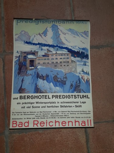 Plakat tourismus predigtstuhl - plakat,