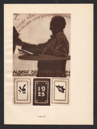 1925 ludwig hohlwein - ludwig, reklame